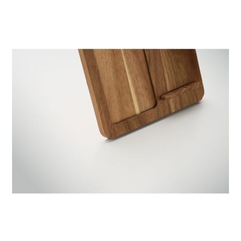 Acacia frame &amp; charger 15W wood