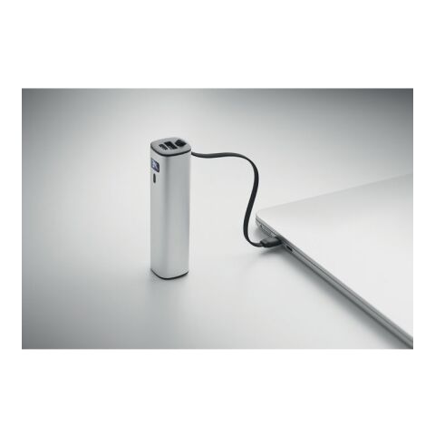 Power bank 5000mAh PD 20W matt silver