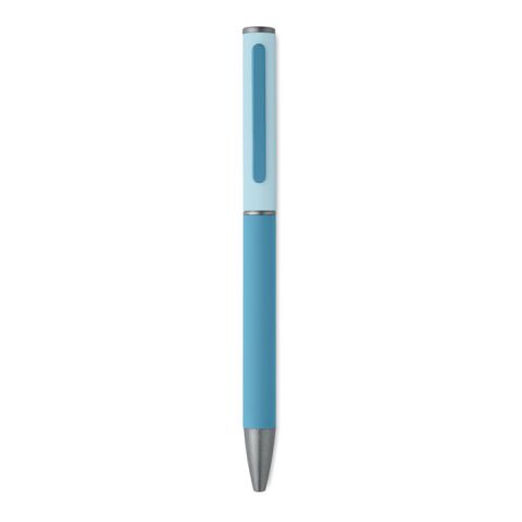 Recycled alu twist ball pen turquoise