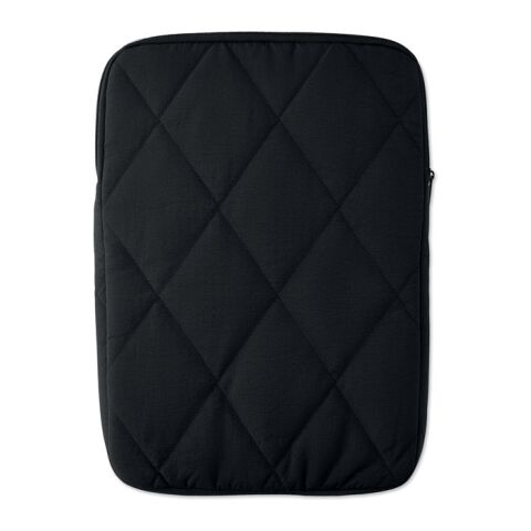 Nylon laptop pouch 15" black