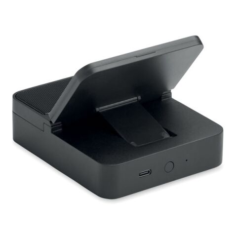 Wireless speaker &amp; charger 15W black