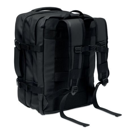 Extendable RPET backpack 20L black