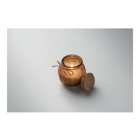 Vanilla plant based wax candle brown