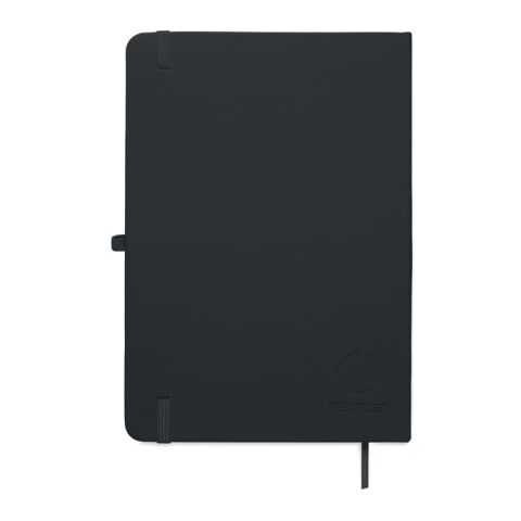 A5 recycled PU notebook set black