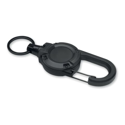 Retractable badge holder black