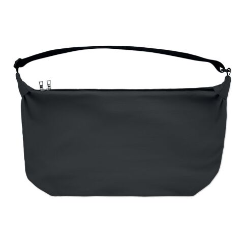 Nylon cross body urban bag black