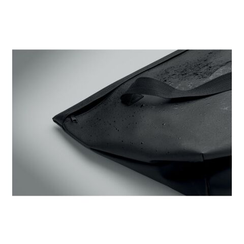 PU bicycle shopping bag 10L black