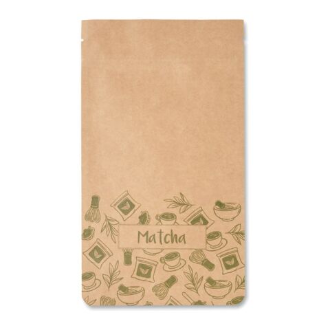 Matcha tea powder 10 g beige