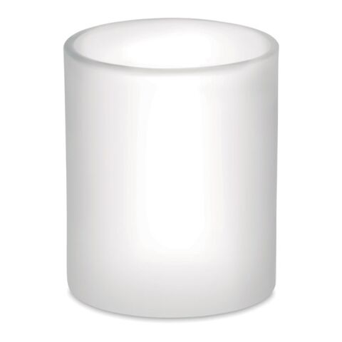 Glass sublimation mug 300ml transparent/white | No Branding | not available | not available