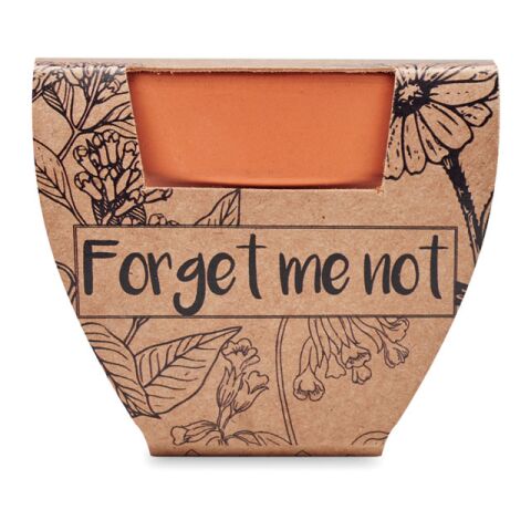 Terracotta pot &#039;forget me not&#039; wood | No Branding | not available | not available | not available