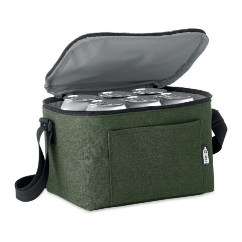 600D RPET Cooler bag for cans Dark green | No Branding | not available | not available | not available