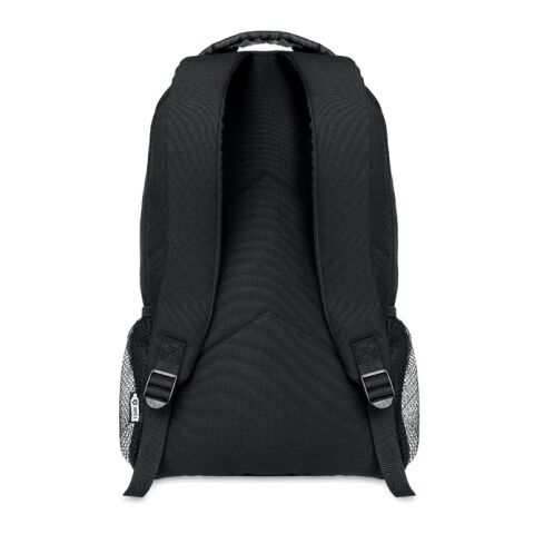 600D RPET backpack black | No Branding | not available | not available | not available