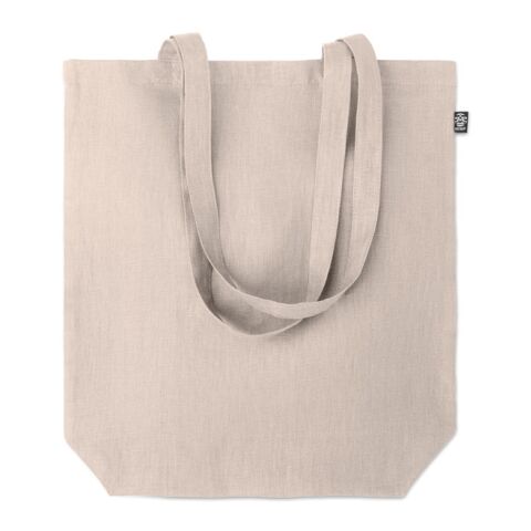 Shopping bag in hemp 200 gr/m² beige