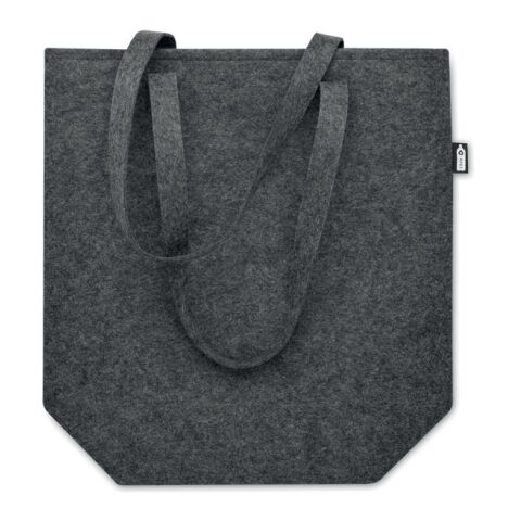 RPET felt shopping bag grey | No Branding | not available | not available | not available
