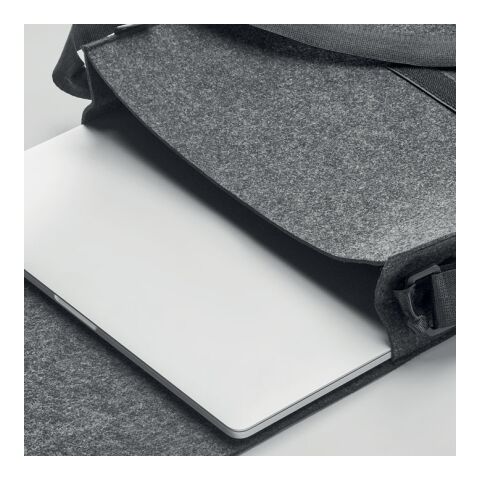 RPET felt laptop bag grey | No Branding | not available | not available | not available
