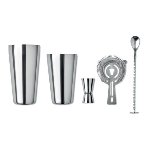 Cocktail set 750 ml shiny silver | No Branding | not available | not available | not available