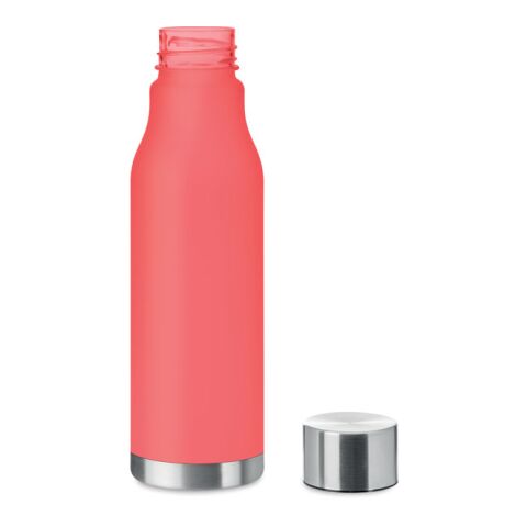 RPET bottle 600ml transparent/red | No Branding | not available | not available