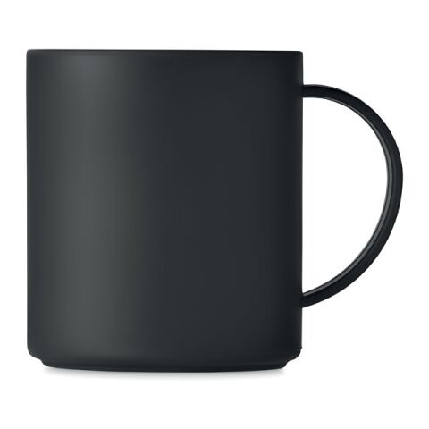 Reusable plastic mug 300 ml black | No Branding | not available | not available