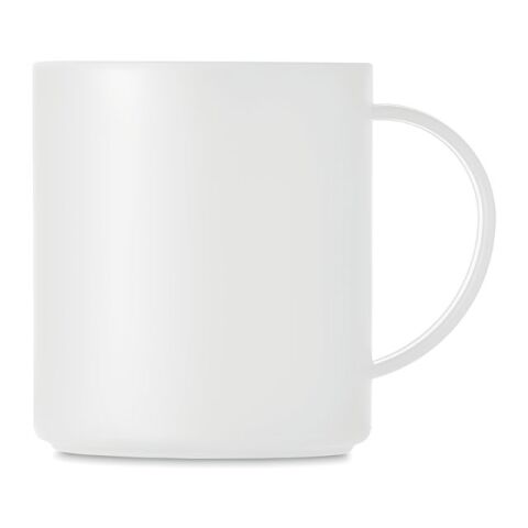 Reusable plastic mug 300 ml white | No Branding | not available | not available
