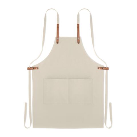 Organic cotton apron 340 gr/m² beige | No Branding | not available | not available | not available