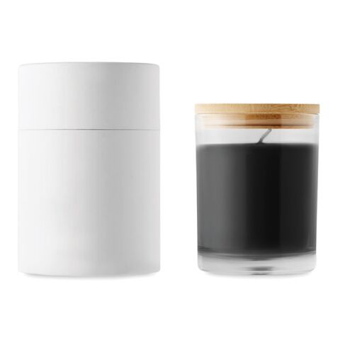 Vanilla fragranced 8 cm diameter candle black | No Branding | not available | not available | not available