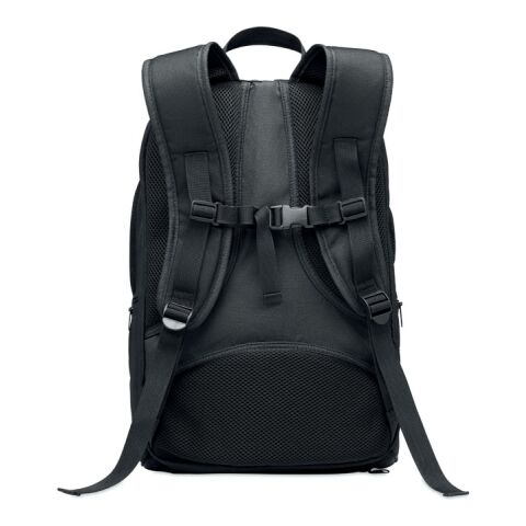 600D RPET sports rucksack black | No Branding | not available | not available | not available