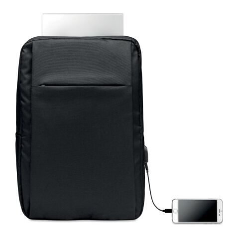 Computer backpack with front pocket black | No Branding | not available | not available | not available