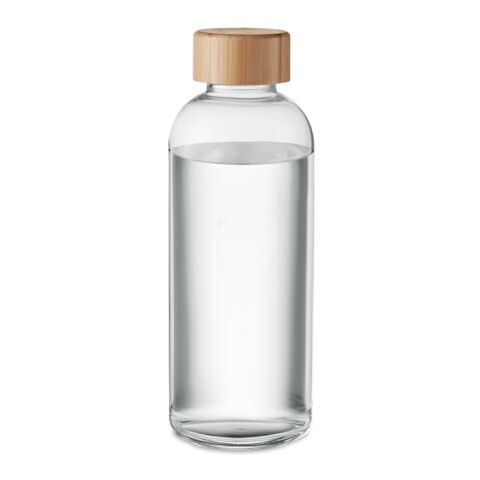 Glass bottle 650ml, bamboo lid transparent | No Branding | not available | not available | not available