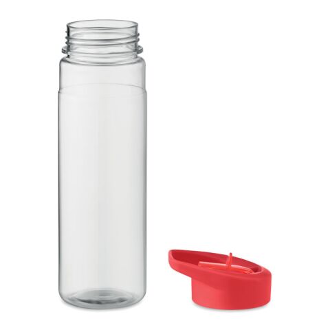 Sports RPET bottle with flip lid 650ml red | No Branding | not available | not available | not available