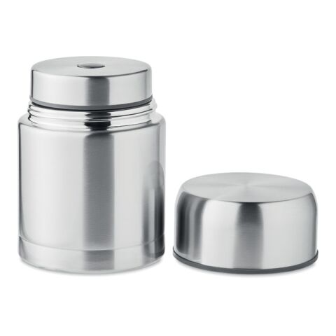 Double wall  jar 800ml matt silver | No Branding | not available | not available | not available