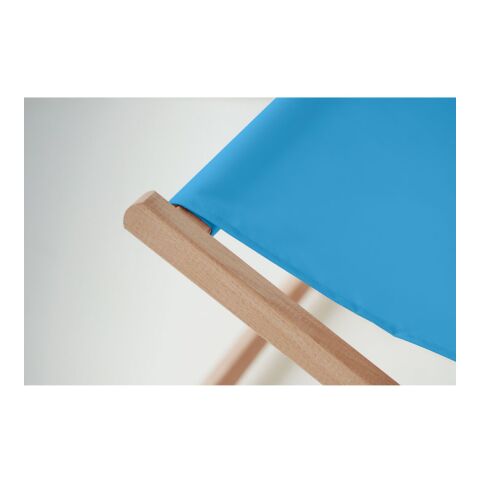 Beach chair in wood turquoise | No Branding | not available | not available | not available