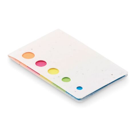Seed paper page markers pad white | No Branding | not available | not available