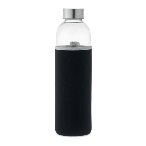 Glass bottle in pouch 750ml black | No Branding | not available | not available | not available