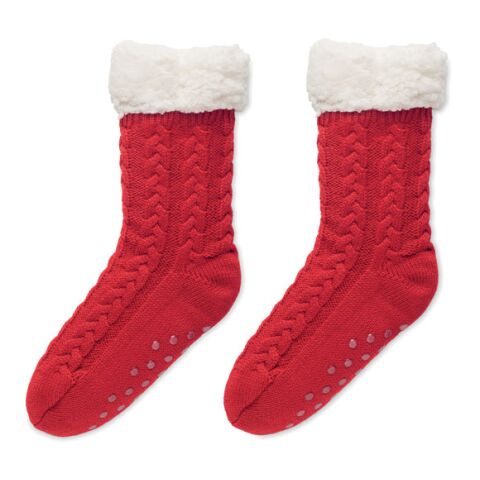 Pair of slipper sock M red | No Branding | not available | not available | not available