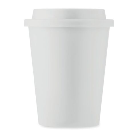 Double wall tumbler PP 300 ml white | No Branding | not available | not available
