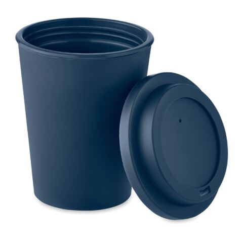 Double wall tumbler PP 300 ml navy blue | No Branding | not available | not available