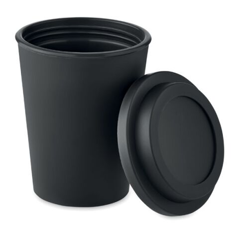Double wall tumbler 300 ml black | No Branding | not available | not available