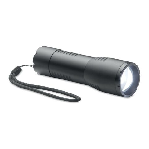 Small aluminium LED flashlight black | No Branding | not available | not available | not available