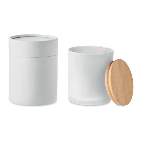 Plant based wax candle 200 gr white | No Branding | not available | not available