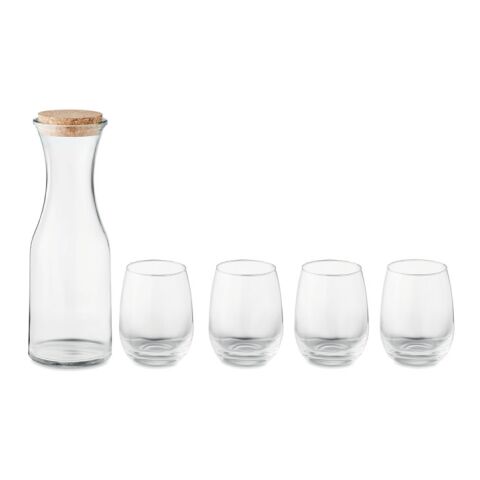 Set of recycled glass drink transparent | No Branding | not available | not available