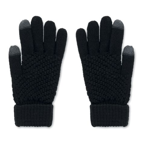 Rpet tactile gloves black | No Branding | not available | not available | not available