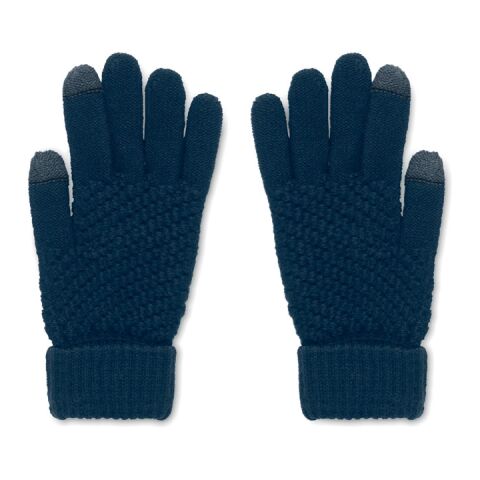 Rpet tactile gloves navy blue | No Branding | not available | not available | not available