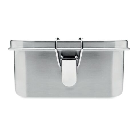 Stainless steel lunch box matt silver | No Branding | not available | not available | not available