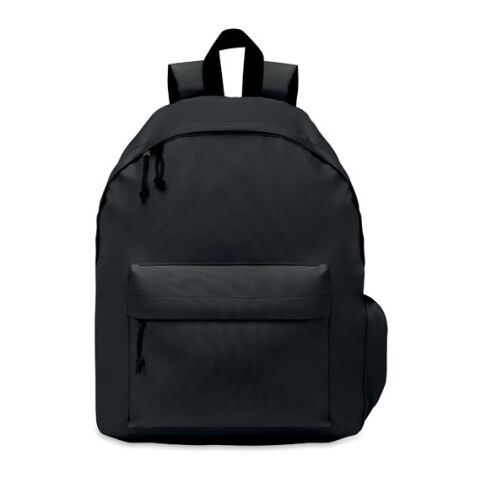 600D RPET polyester backpack black | No Branding | not available | not available | not available