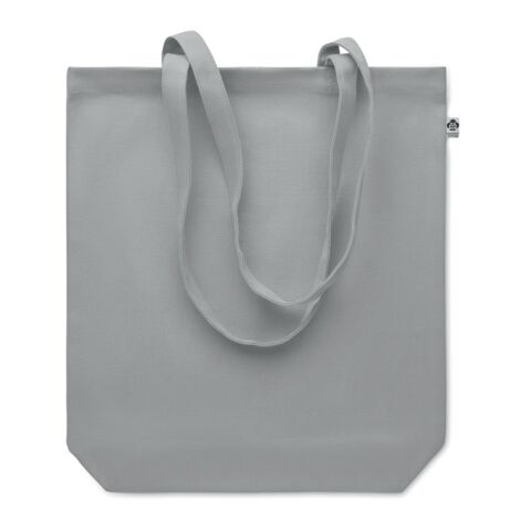 Canvas shopping bag with long handles 270 gr/m² grey | No Branding | not available | not available | not available