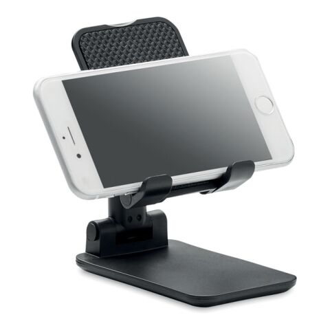 Foldable phone stand in ABS black | No Branding | not available | not available | not available