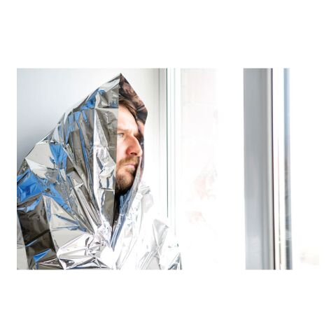 Emergency blanket in a pouch black | No Branding | not available | not available | not available