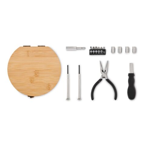 15 piece tool set bamboo case wood | No Branding | not available | not available | not available