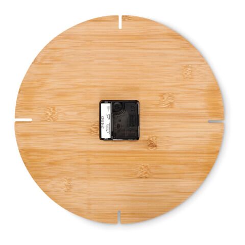 Round shape bamboo wall clock wood | No Branding | not available | not available