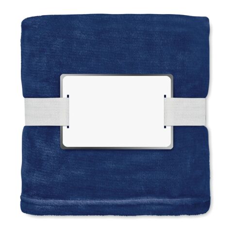 RPET fleece blanket 280 gr/m² blue | No Branding | not available | not available | not available